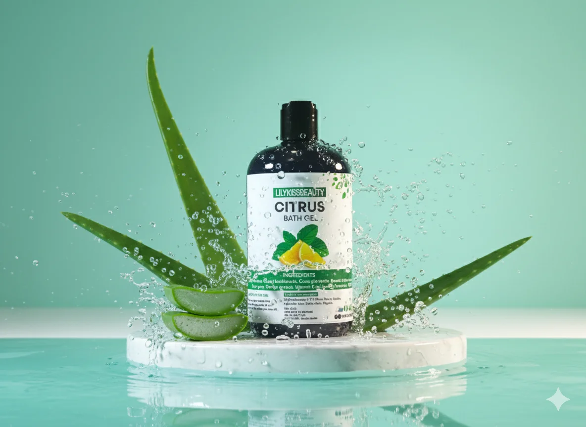 Applying LilyKissBeauty cream